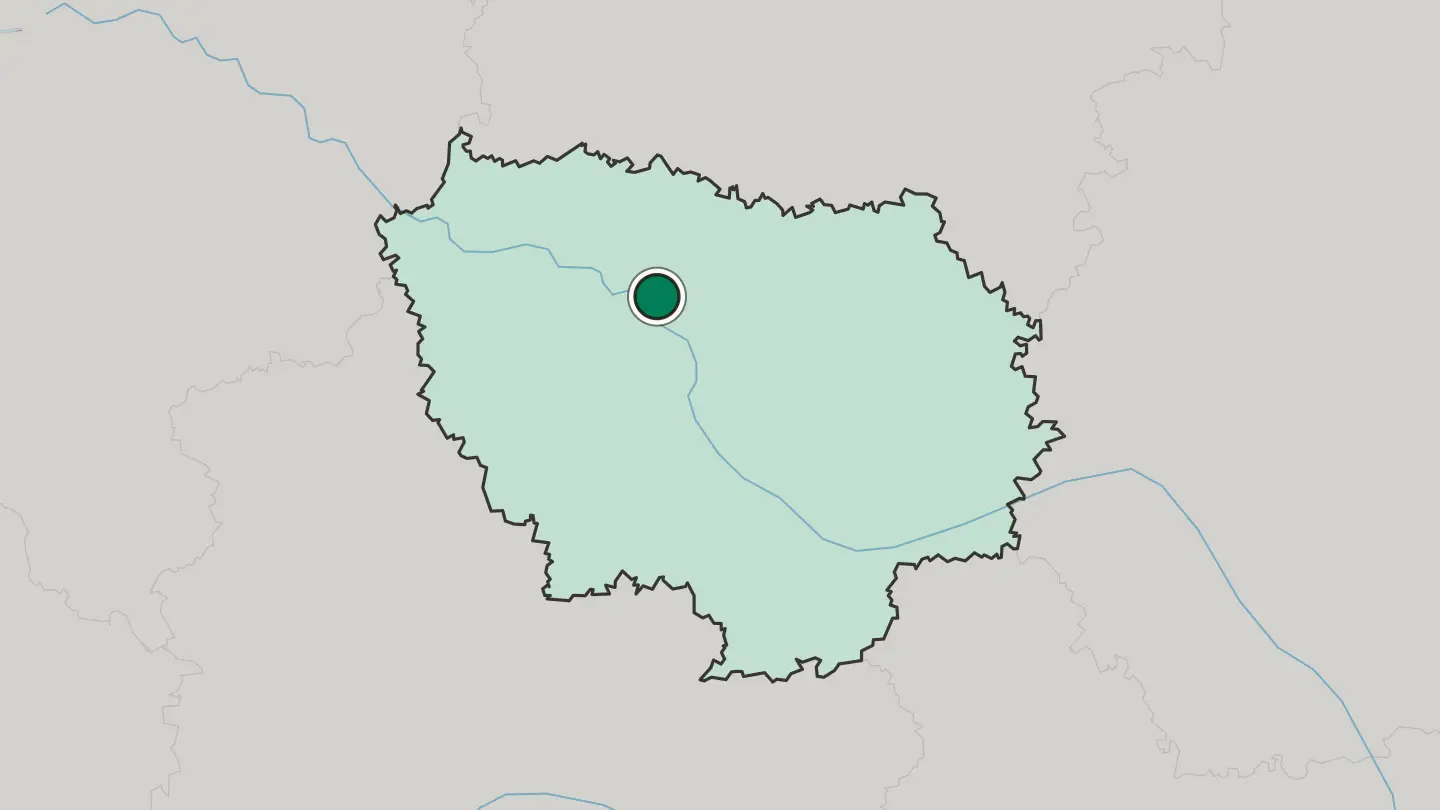 Map of Clichy in France