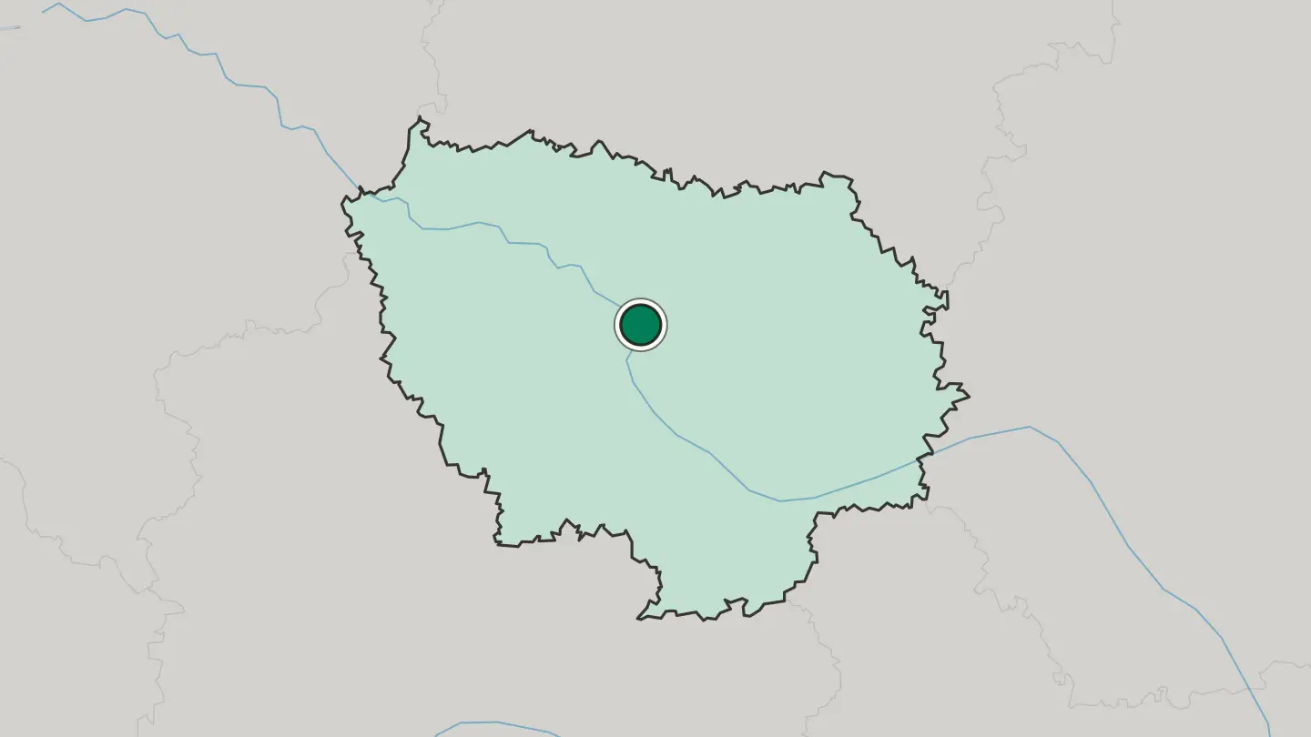 Map of Créteil in France