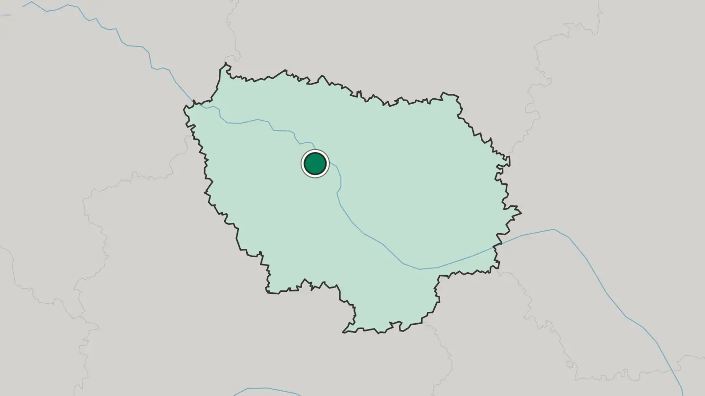 Map of Issy-les-Moulineaux in France