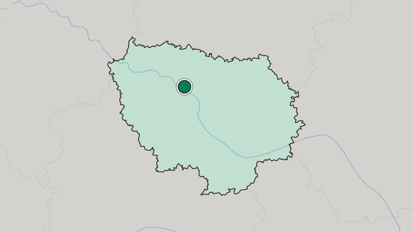 Map of Neuilly-sur-Seine in France