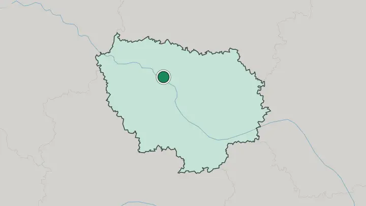 Map of Neuilly-sur-Seine in France
