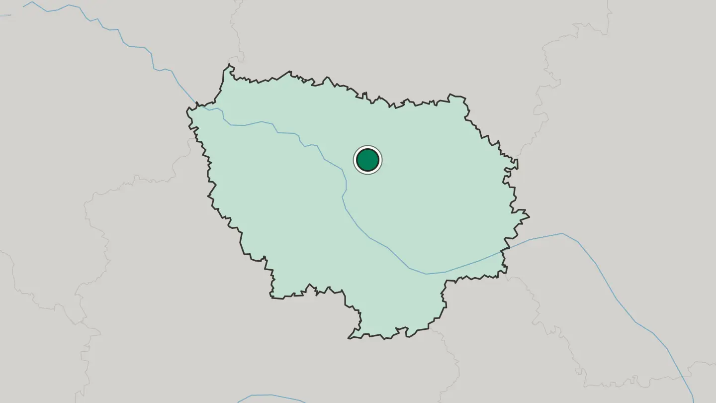 Map of Noisy-le-Grand in France