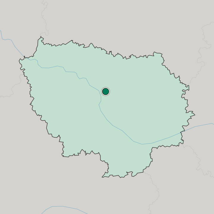 Map showing Saint-Maur-des-Fossés — In Île-de-France