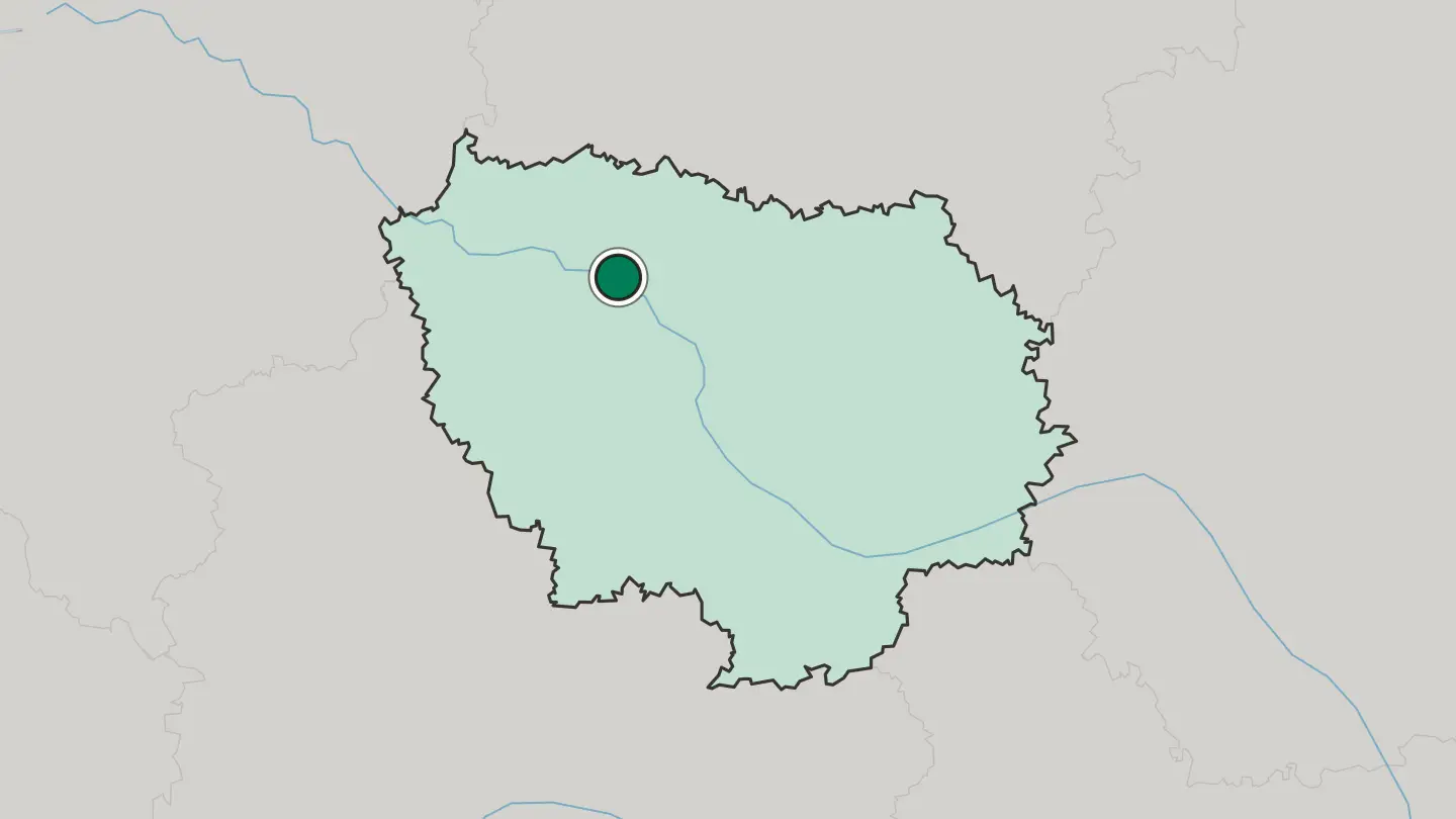 Map of Sartrouville in France
