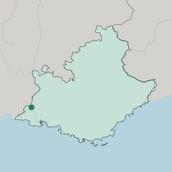 Map showing Arles — In Provence-Alpes-Côte d'Azur