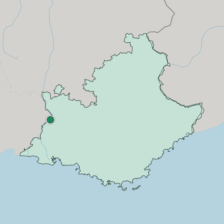Map showing Avignon — In Provence-Alpes-Côte d'Azur