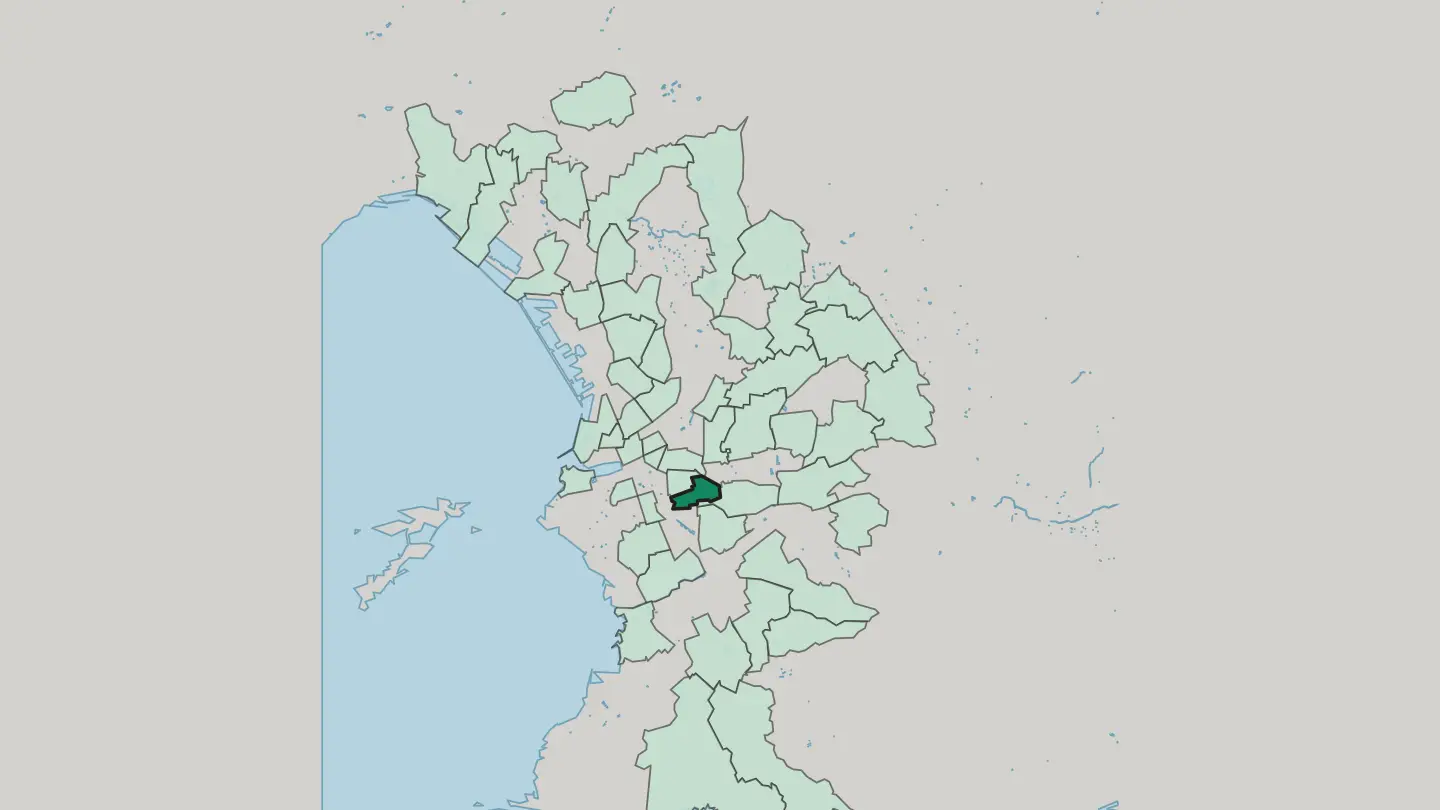 Map of Baille in Marseille