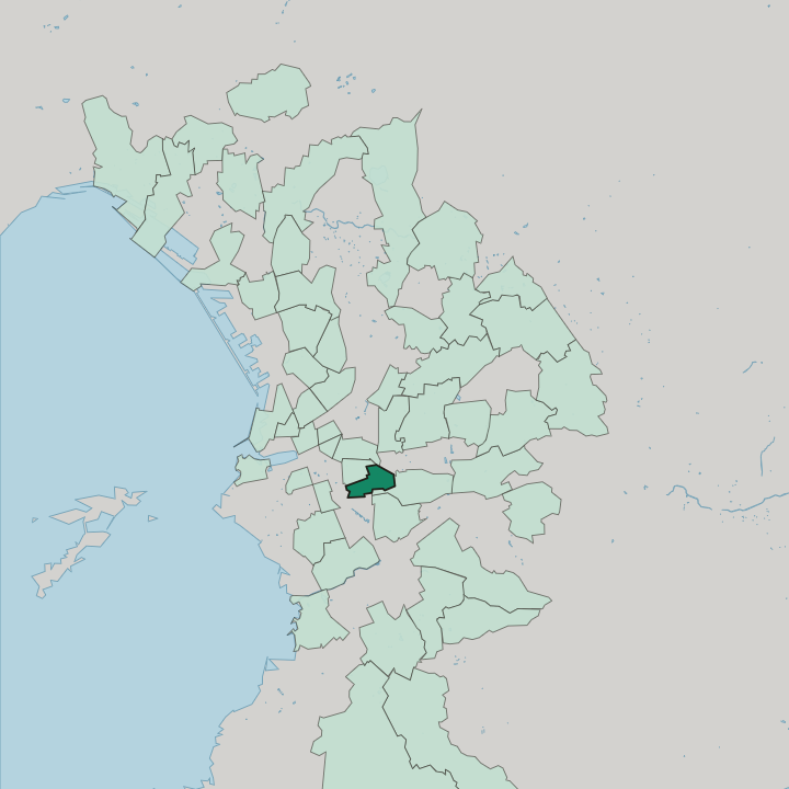 Map showing Baille — In Marseille