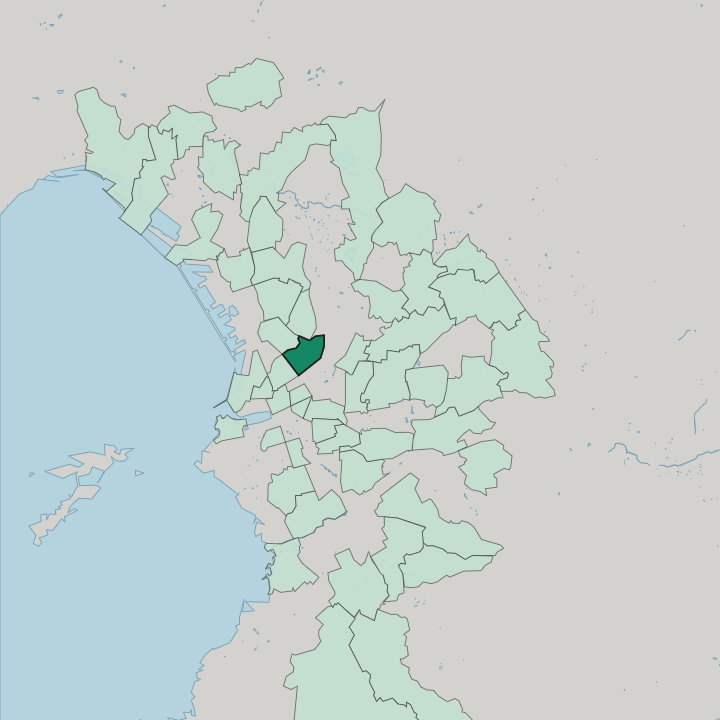Map showing Belle de Mai — In Marseille