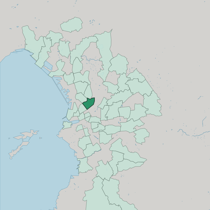 Map showing Belle de Mai — In Marseille