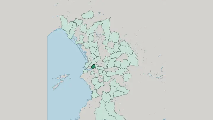 Map of Belsunce in Marseille