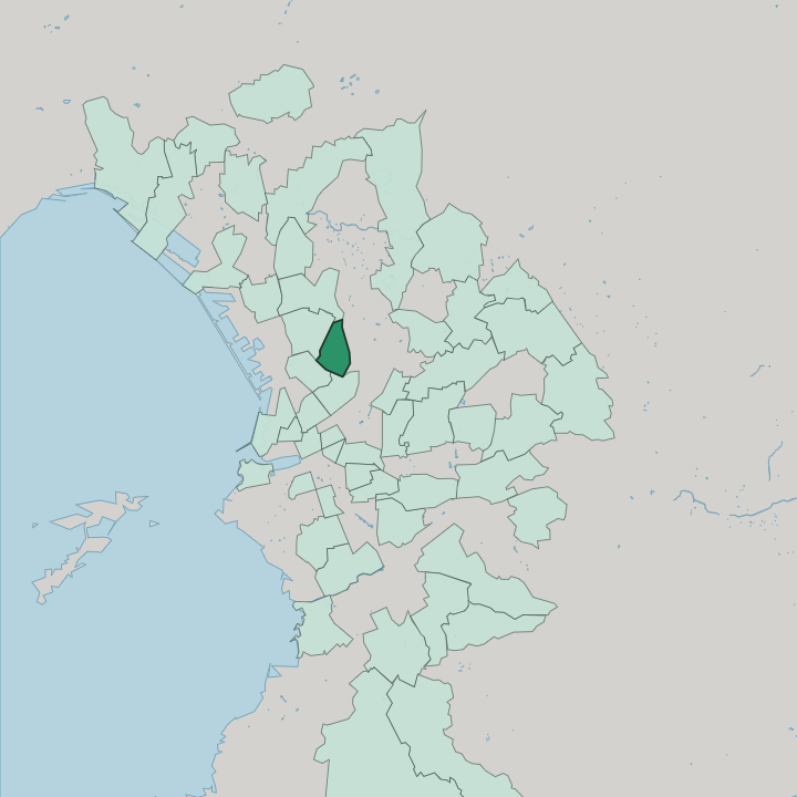 Map showing Bon-Secours — In Marseille