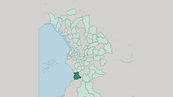 Map of Bonneveine in Marseille