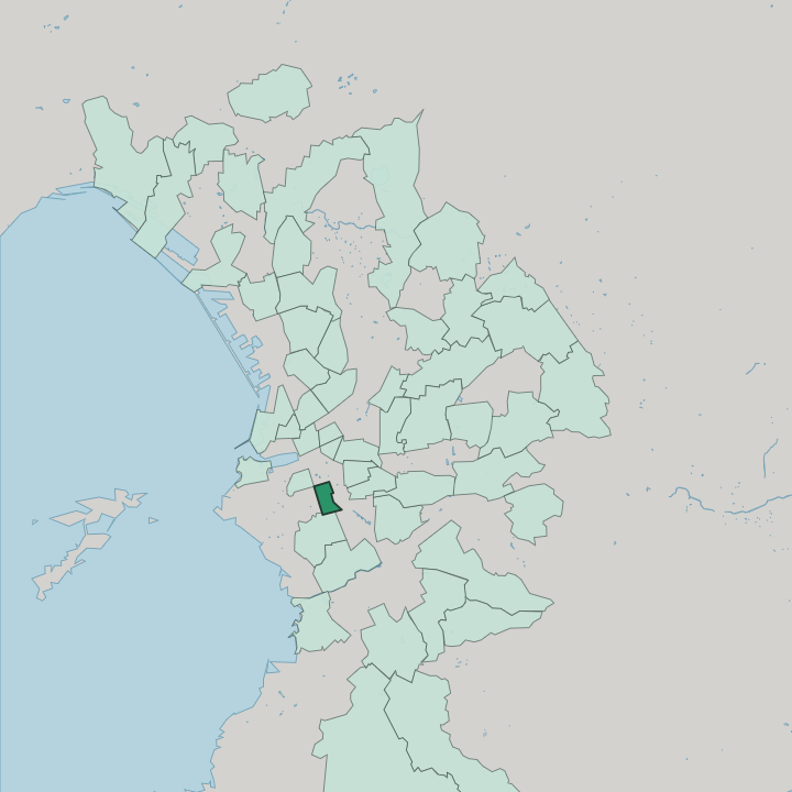 Map showing Castellane — In Marseille