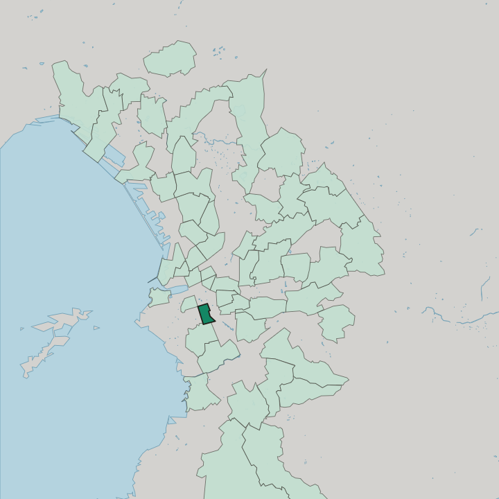 Map showing Castellane — In Marseille