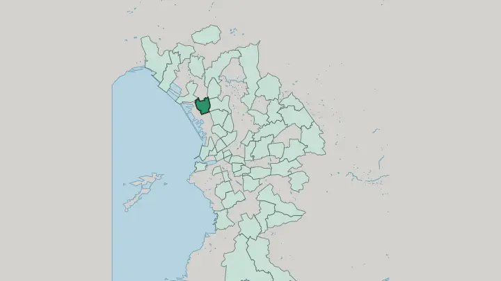 Map of La Cabucelle in Marseille
