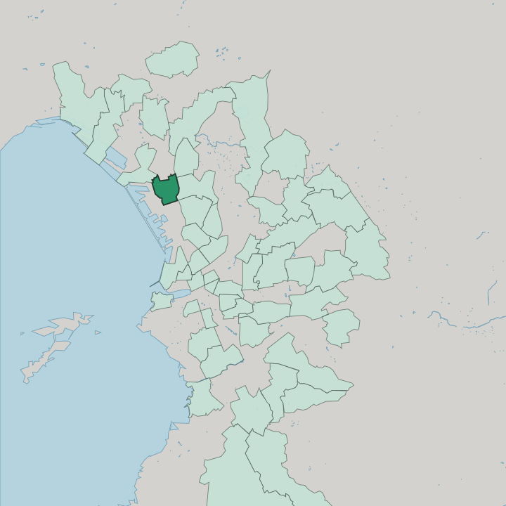 Map showing La Cabucelle — In Marseille