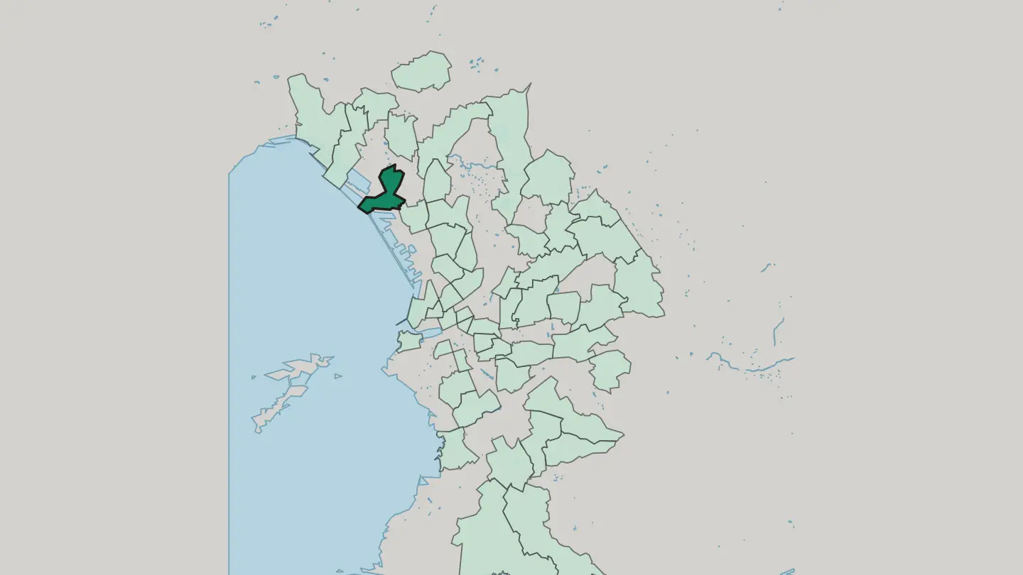 Map of La Calade in Marseille