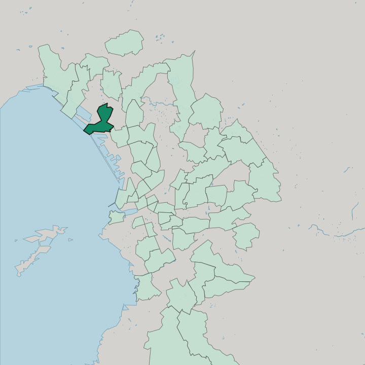 Map showing La Calade — In Marseille