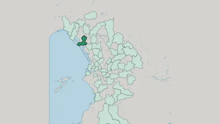 Map of La Calade in Marseille