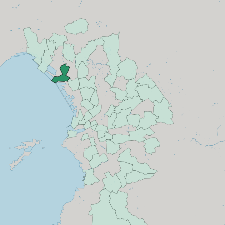 Map showing La Calade — In Marseille