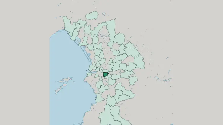 Map of La Conception in Marseille