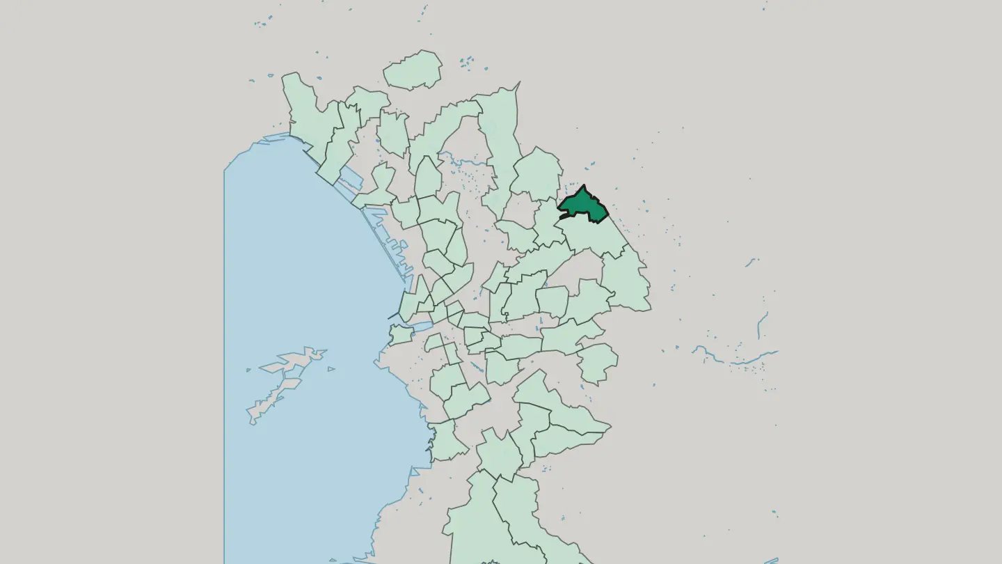 Map of La Croix-Rouge in Marseille