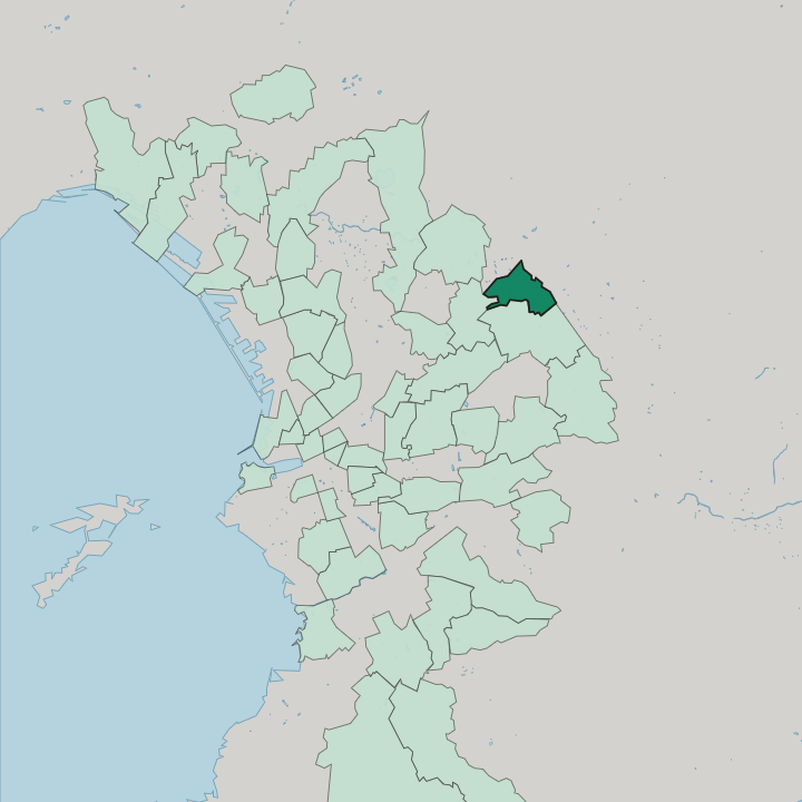Map showing La Croix-Rouge — In Marseille