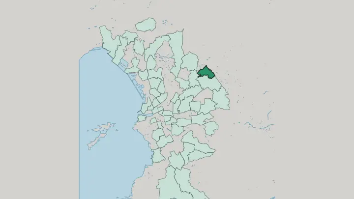 Map of La Croix-Rouge in Marseille