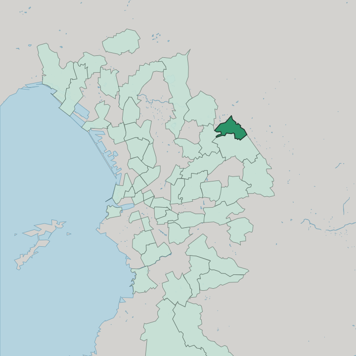 Map showing La Croix-Rouge — In Marseille