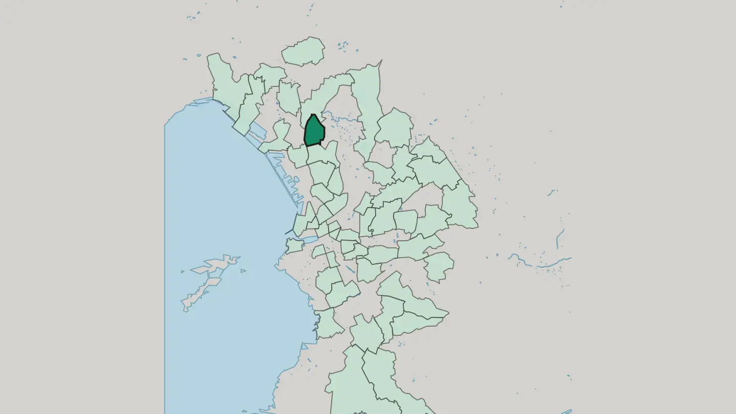 Map of La Delorme in Marseille