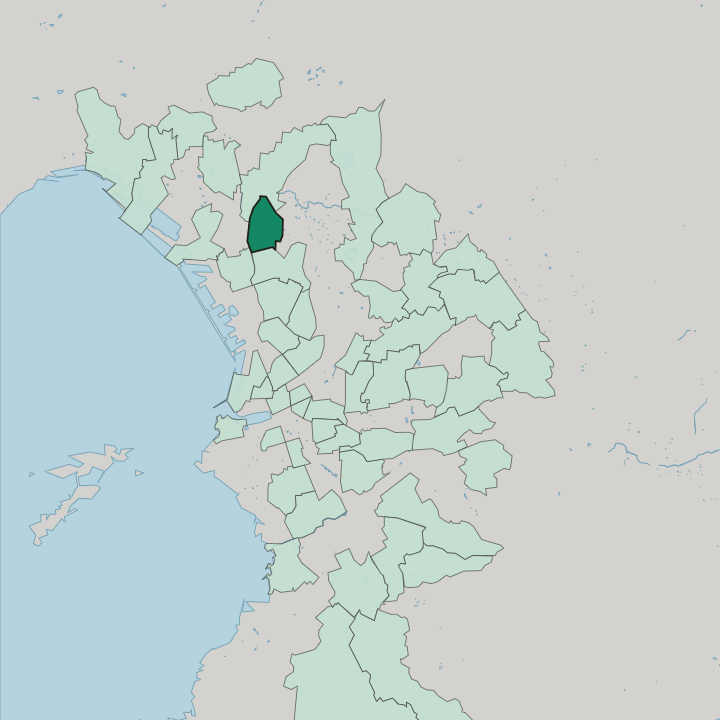 Map showing La Delorme — In Marseille