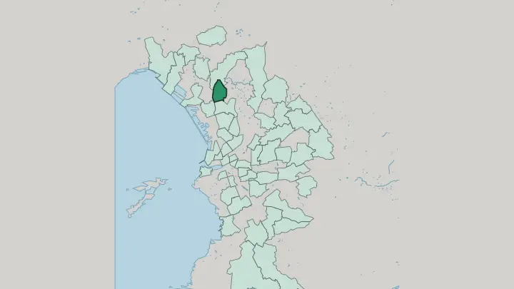 Map of La Delorme in Marseille