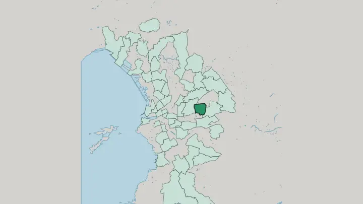 Map of La Fourragère in Marseille