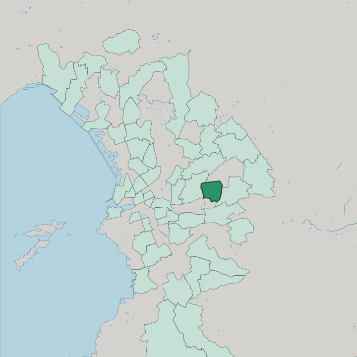 Map showing La Fourragère — In Marseille