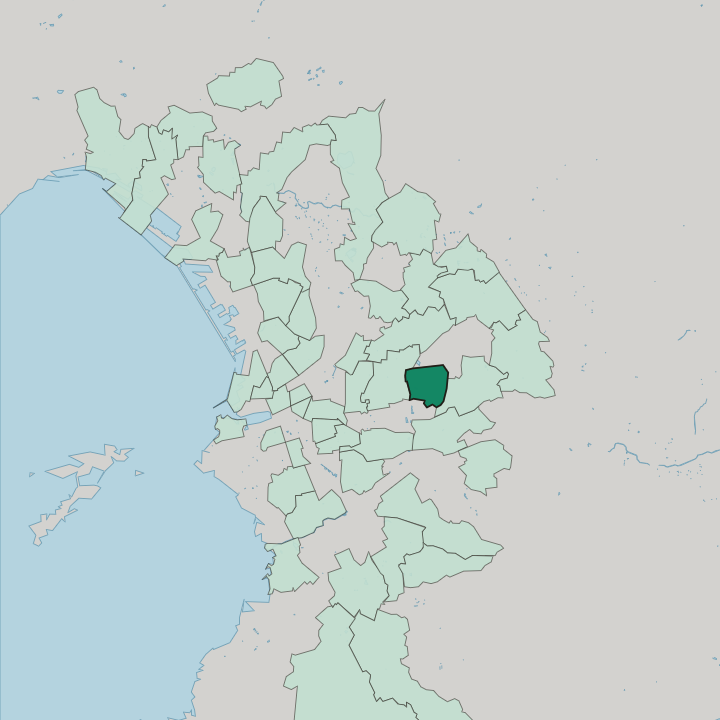 Map showing La Fourragère — In Marseille