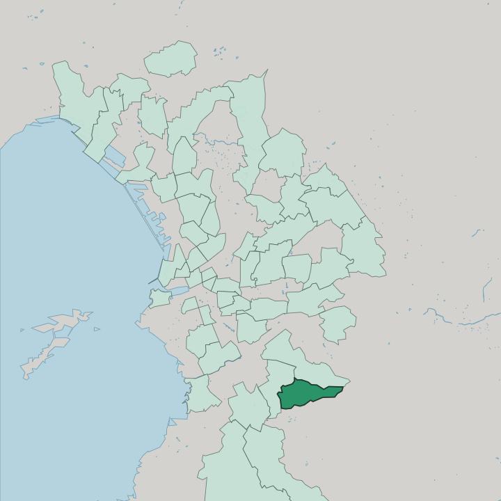 Map showing La Panouse — In Marseille