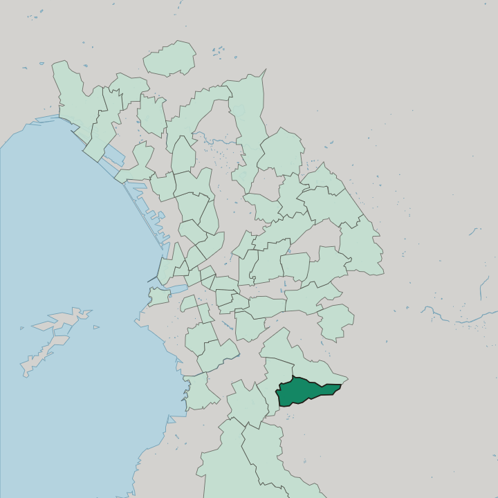 Map showing La Panouse — In Marseille