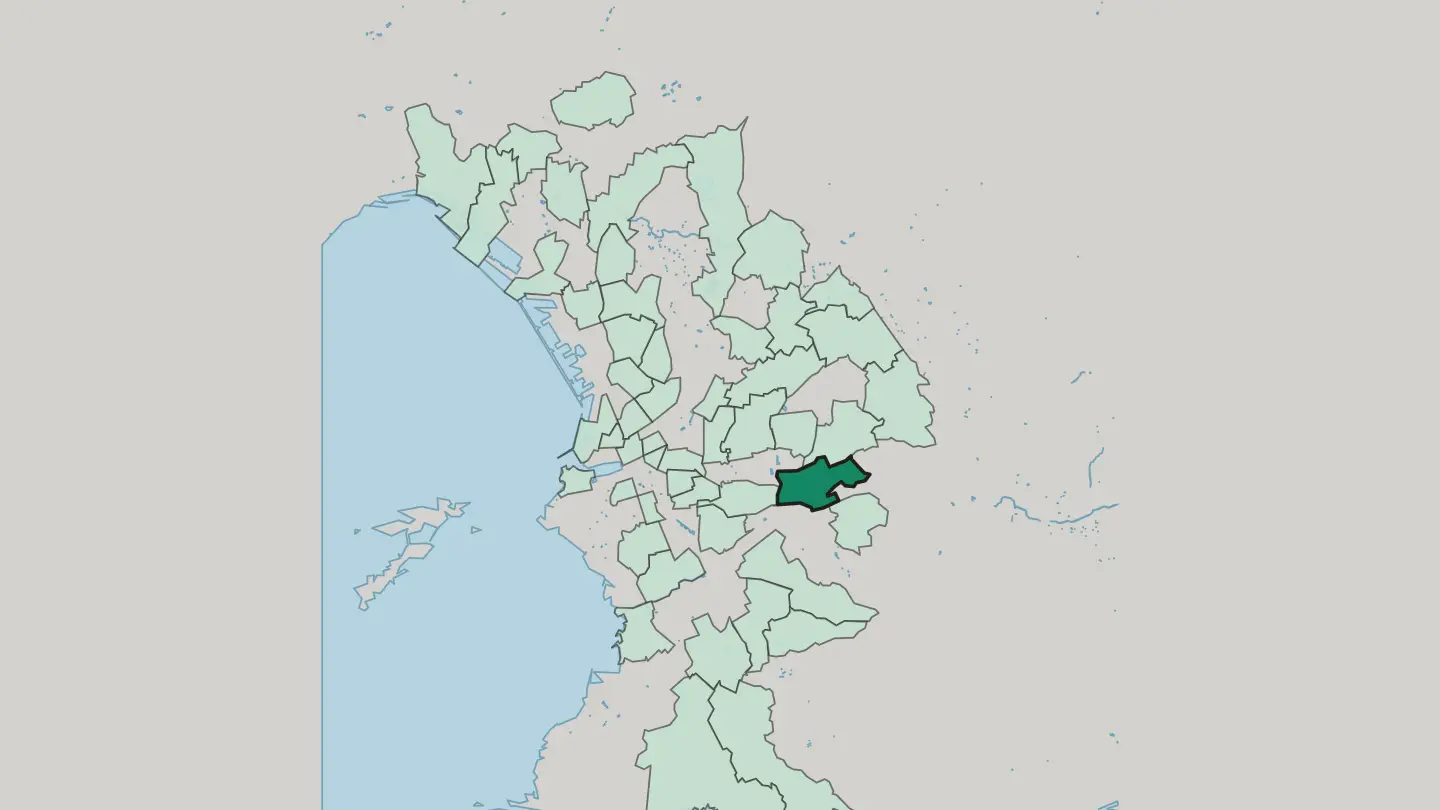 Map of La Pomme in Marseille
