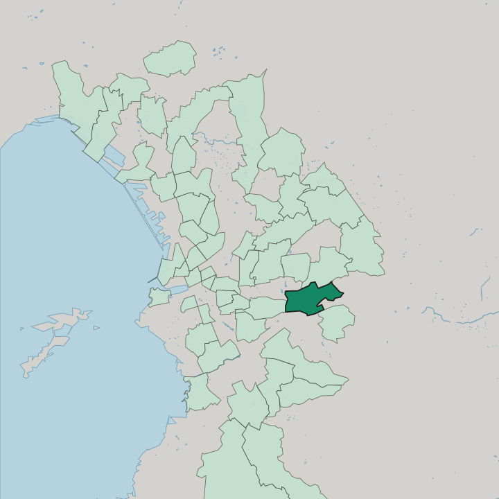Map showing La Pomme — In Marseille