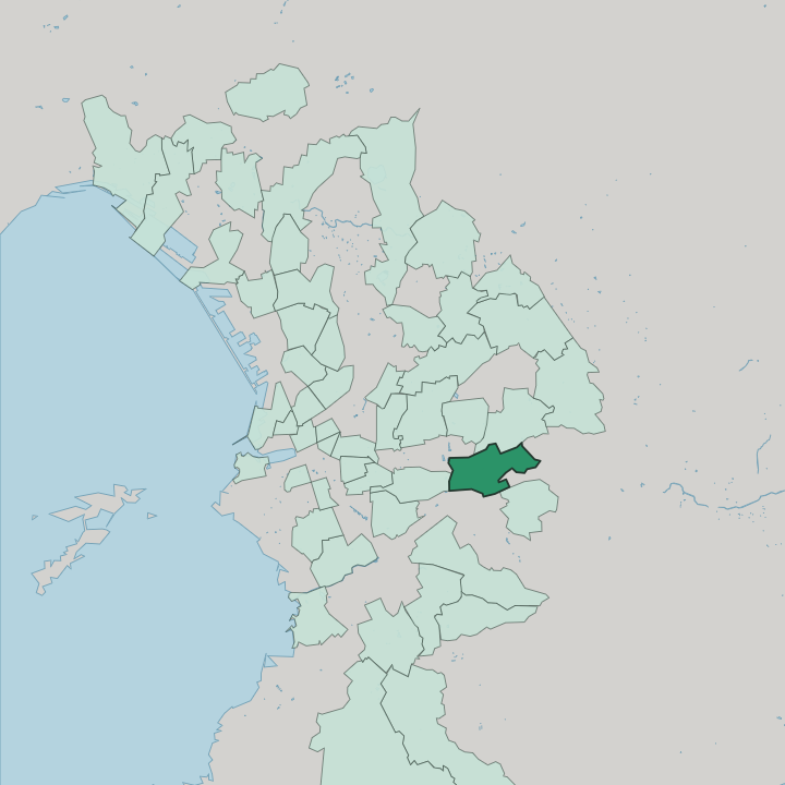 Map showing La Pomme — In Marseille