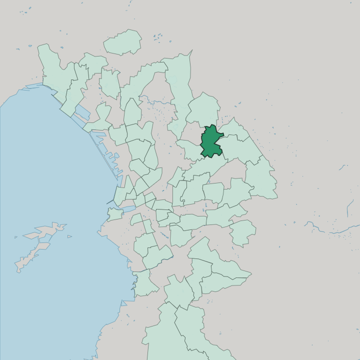 Map showing La Rose — In Marseille