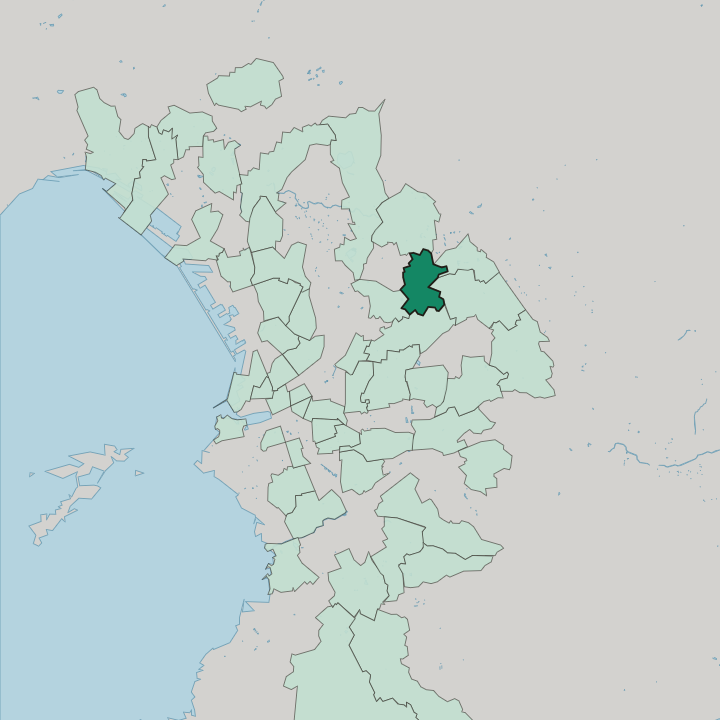Map showing La Rose — In Marseille