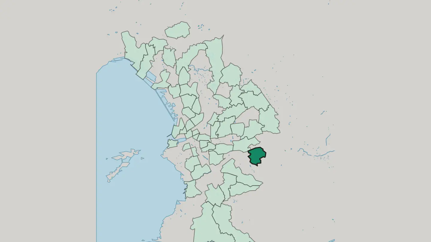 Map of La Valbarelle in Marseille
