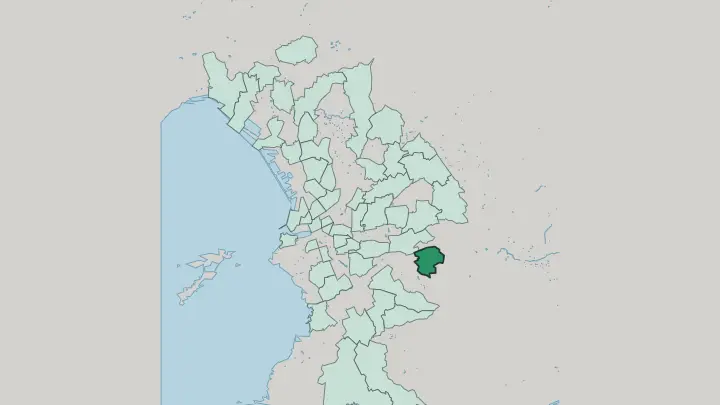 Map of La Valbarelle in Marseille