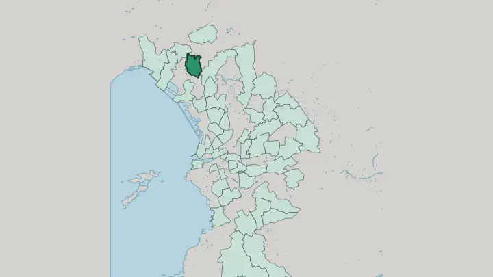 Map of La Viste in Marseille