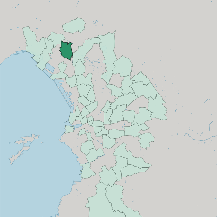 Map showing La Viste — In Marseille