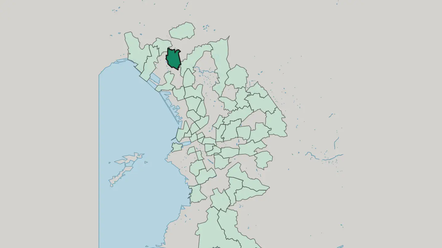 Map of La Viste in Marseille