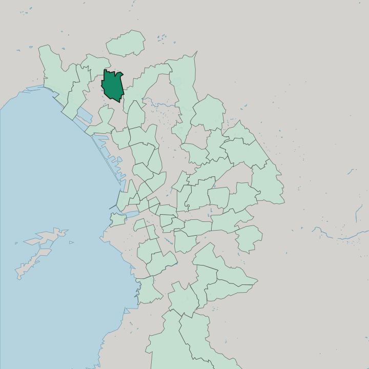 Map showing La Viste — In Marseille