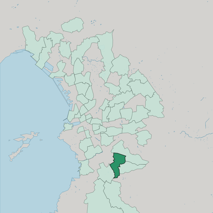 Map showing Le Cabot — In Marseille